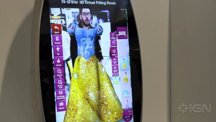 IGN Cross-Dresses in a 3D Virtual Dressing Room - CES 2016