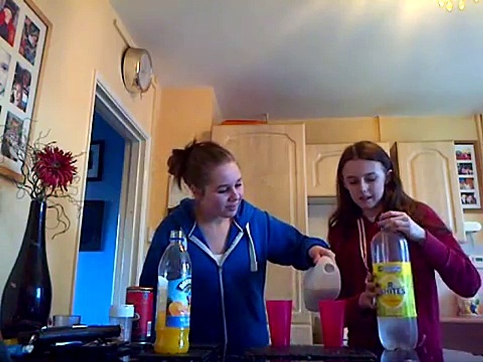 Lemonade,Milk And Orange Squash CHALLENGE!