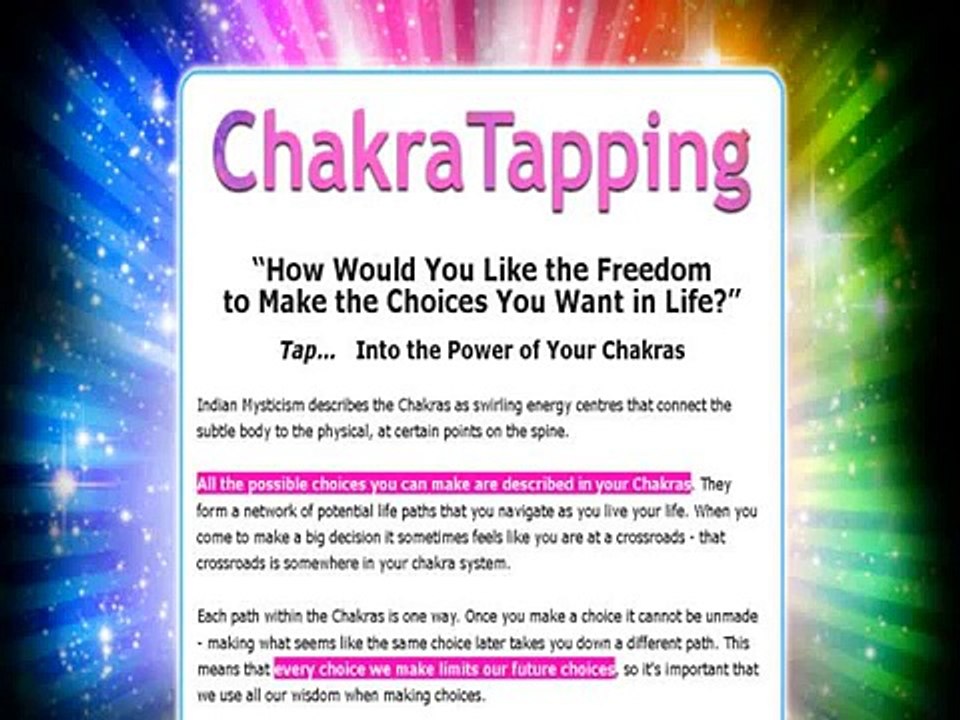 chakra tapping