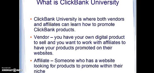 What is ClickBank & Review of ClickBank University