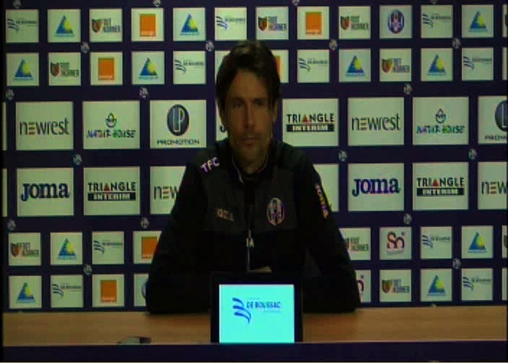 La Conférence de presse de Dominique Arribagé avant Nice/TFC