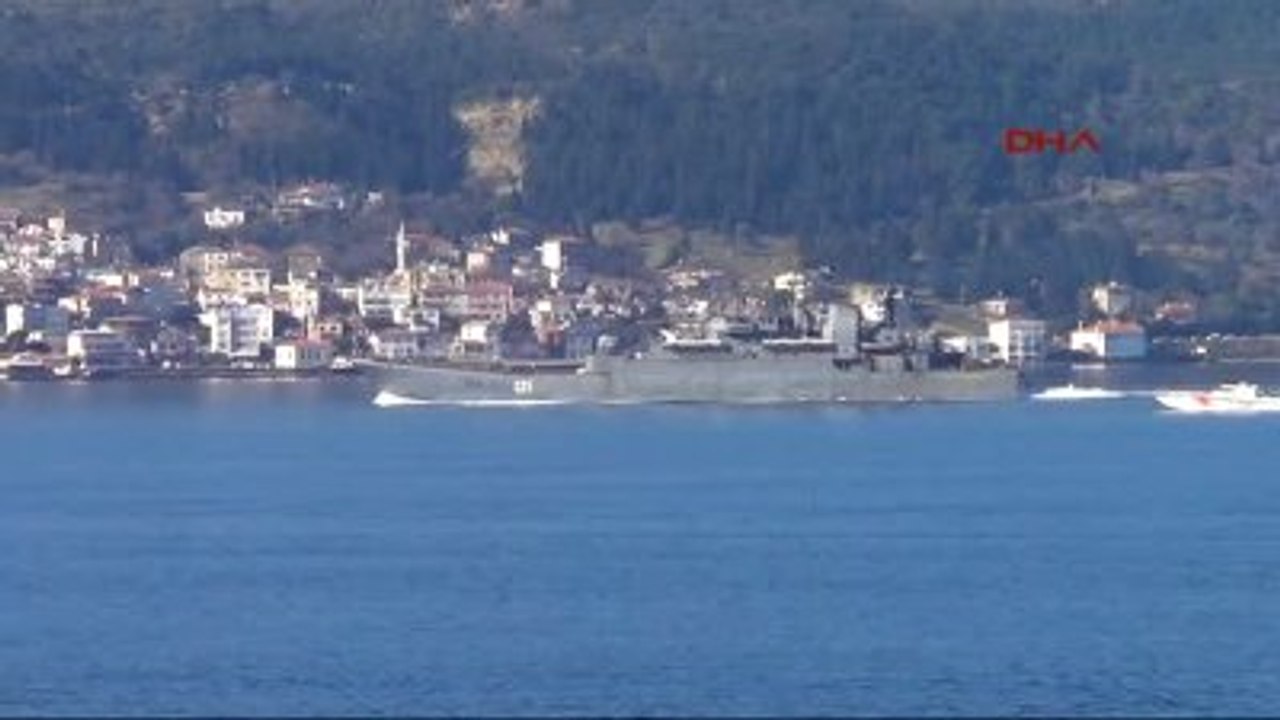 Çanakkale Rus Savaş Gemisi Akdeniz? E İniyor