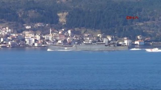 Çanakkale Rus Savaş Gemisi Akdeniz? E İniyor
