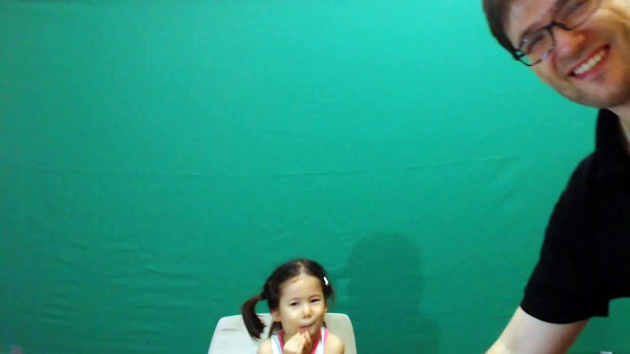 Yve's first solo video - 3 years old!