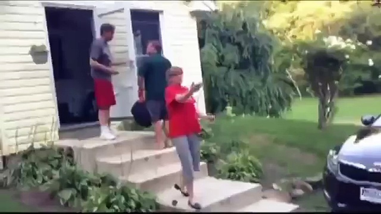 Husband catches wife