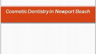 dentist in Newport Beach