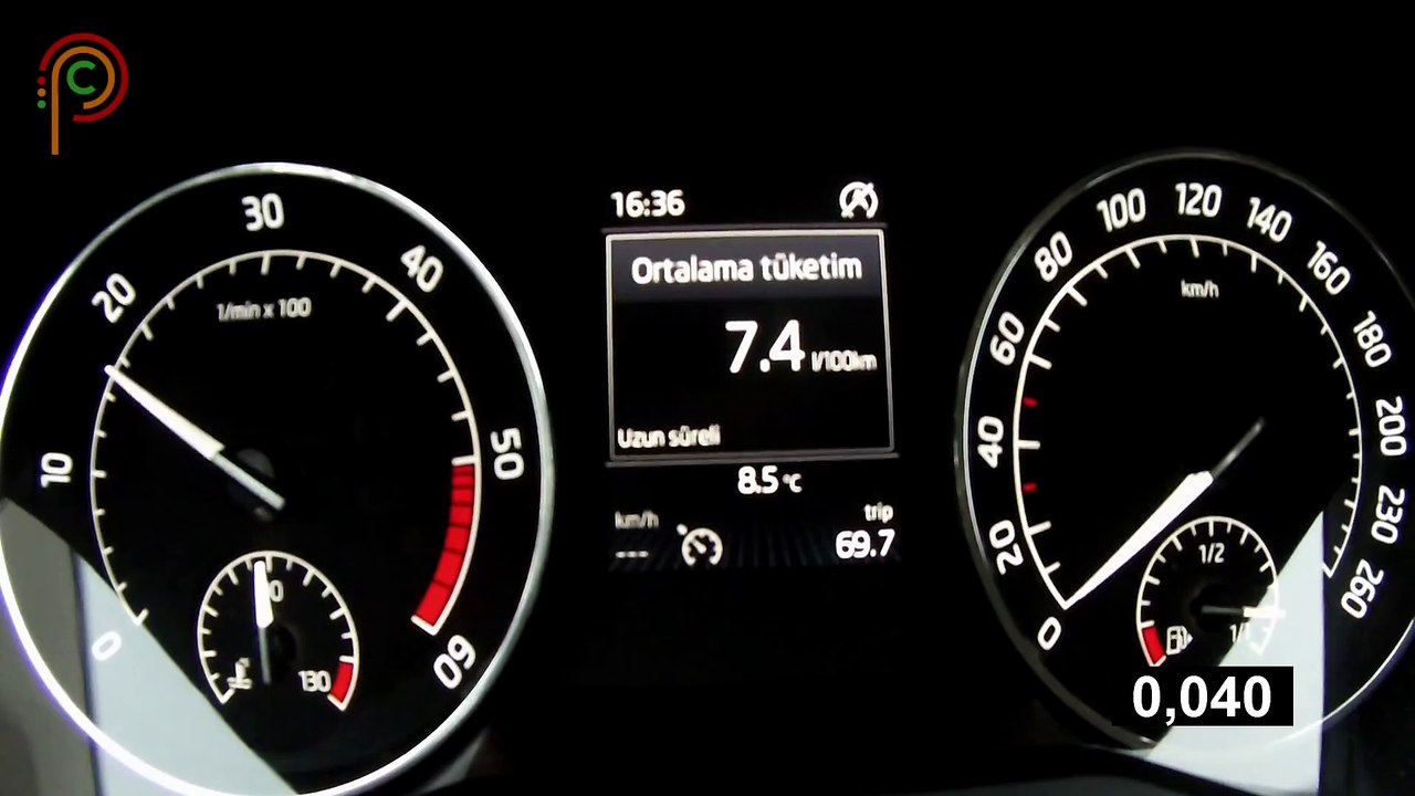 Skoda Superb 1.6 TDI Prestige | 0-100 hızlanma