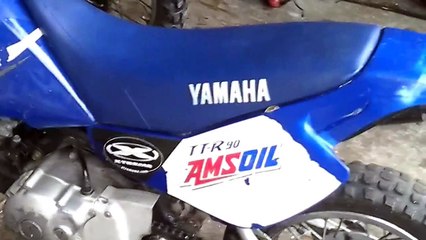 how to change oil on yamaha ttr 90