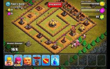 Clash of Clans Level 18 - Fools Gold