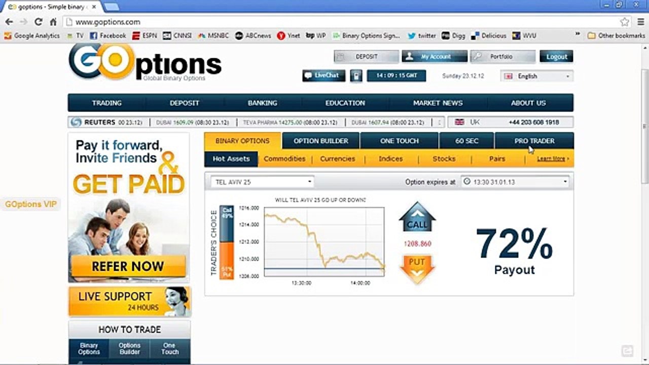 Binary Options Signals Webinar - GOption Review Video and QA with CEO/Owner