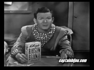 1951 TOM CORBETT RAISIN BRAN COMMERCIAL - FRANKIE THOMAS
