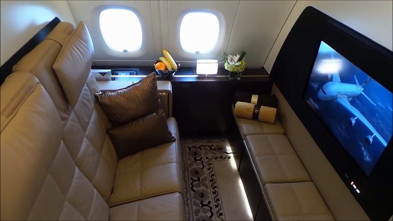 Complete Etihad First Class Apartment Experience onboard A380 from London to Abu Dhabi