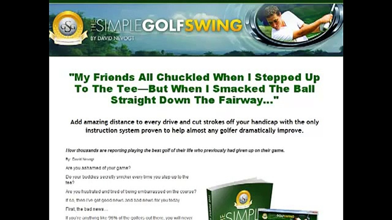 Simple Golf Swing Honest & Real Review | What is Simple Golf Swing