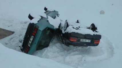 Kar Yağışı Hayatı Olumsuz Etkiliyor - Erzincan/