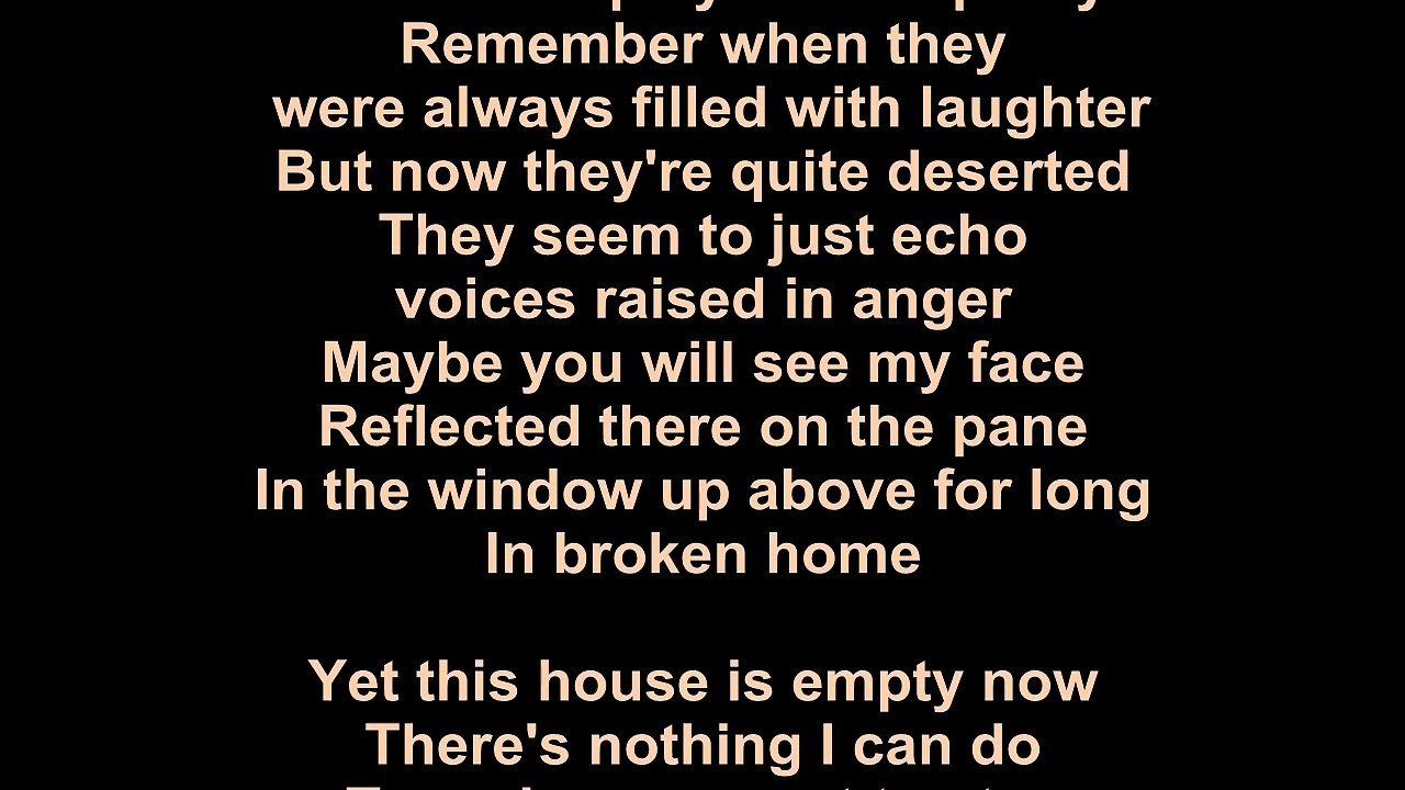 Elvis Costello – This House Is Empty Now Lyrics