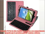 Acer ICONIA ONE 7 B1-750 Bluetooth teclado FundaMama Mouth DETACHABLE Bluetooth teclado teclado