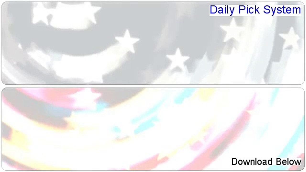 Daily Pick System review video and link