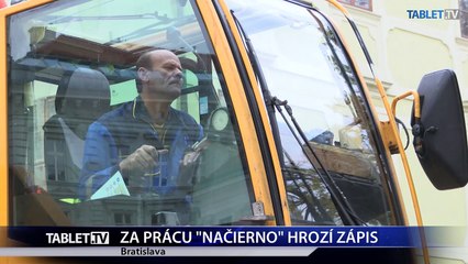 ZA PRACU NACIERNO HROZI ZAPIS