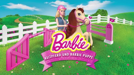 Reitpferd und Barbie Puppe
