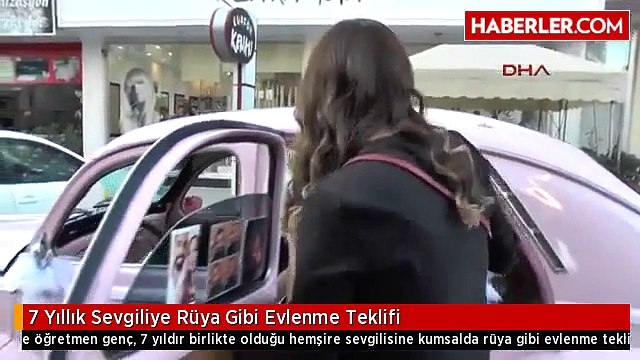 7 Yıllık Sevgiliye Rüya Gibi Evlenme Teklifi
