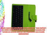 Asus ZenPad S 8.0 Z580C micro USB teclado FundaMama Mouth micro USB teclado (teclado QWERTY