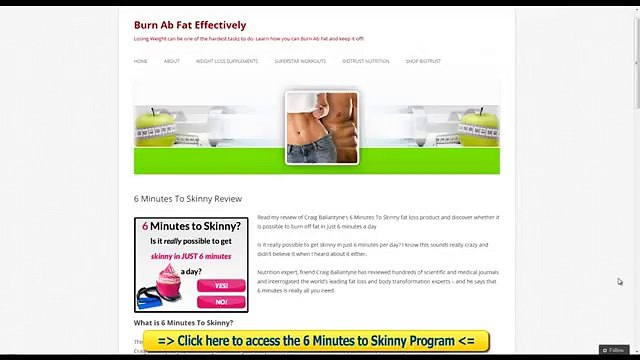 6 Minutes to Skinny Review :: An Overview of The Members Area