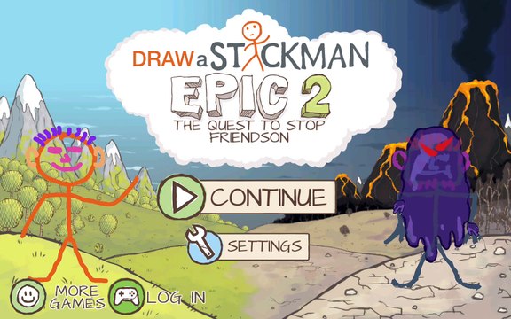 Draw a Stickman: EPIC 2 Free - Android gameplay PlayRawNow