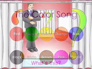 The Color Song (Clip) - Kids English Kindergarten Preschool Music