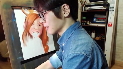 Drawing Tzu-yu(子瑜) Twice 트와이스 쯔위 그리기