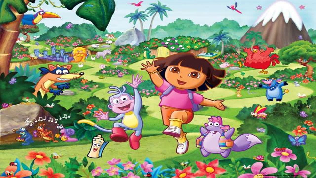 Finger Family Dora - Kids Songs Dora The Explorer Cartoon Nursery Rhymes Finger Family