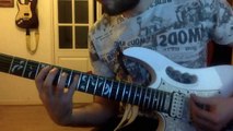 Cool rock guitar improvisation