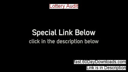 Lottery Audit Download the Program Free of Risk - does it really work?