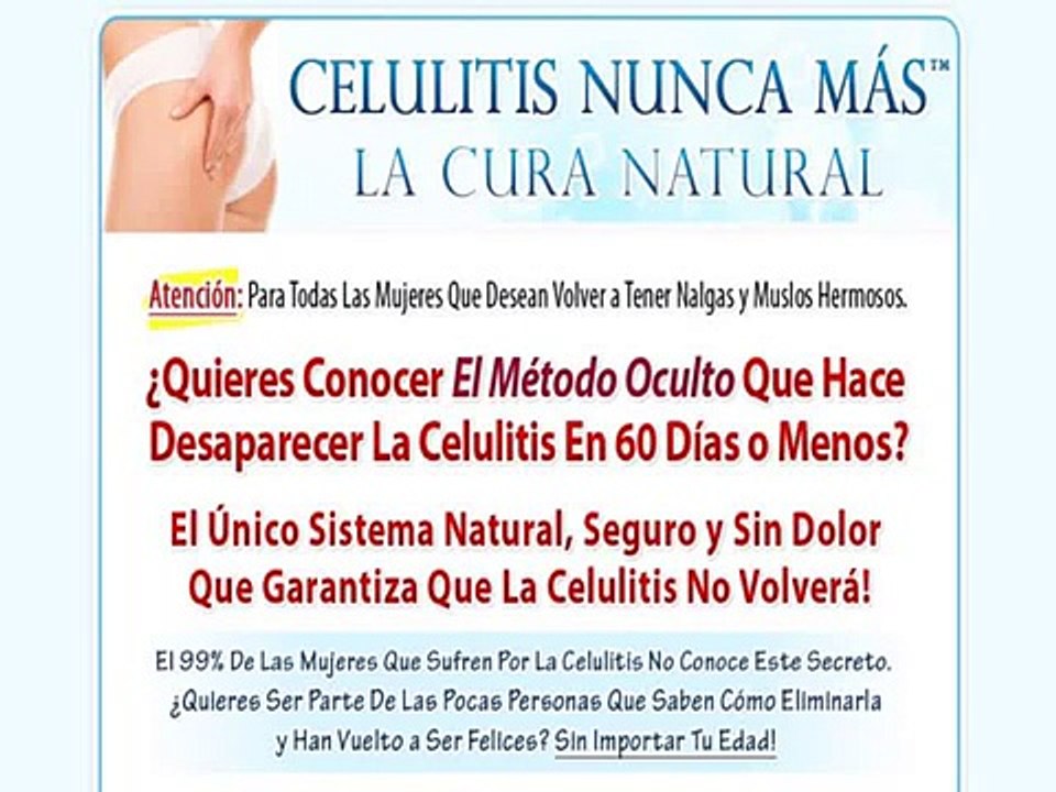 Celulitis Nunca Mas