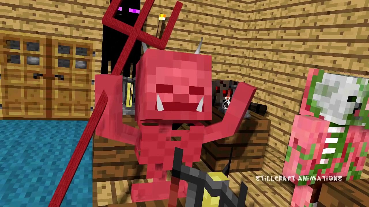 Monster School- Brewing - Minecraft Animation
