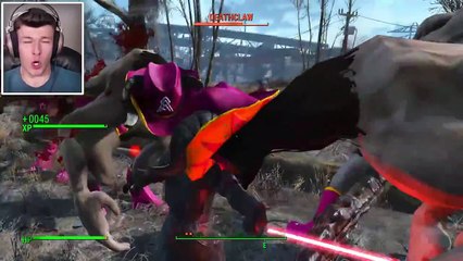 ► RANDY SAVAGE MACHO CLAWS MOD!! - Fallout 4 Funny Moments