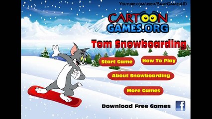 Tom & Jerry - Tom’s Snowboarding Children Game