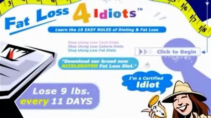 Fat Loss 4 Idiots Review - Is It Scam?
