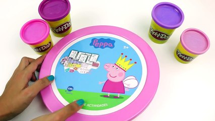 How to make Play Doh Peppa Pig Cake like real food play dough video