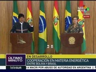 Bolivia y Brasil anuncian planes de cooperación bilateral