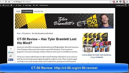 CT-50 Review - Is Tyler Bramlett&#39;s Workout Program Legit?