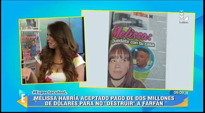 ESPECTACULOS 02-02-2016 : Jefferson Farfán y Melissa Klug conciliaron el fin de semana