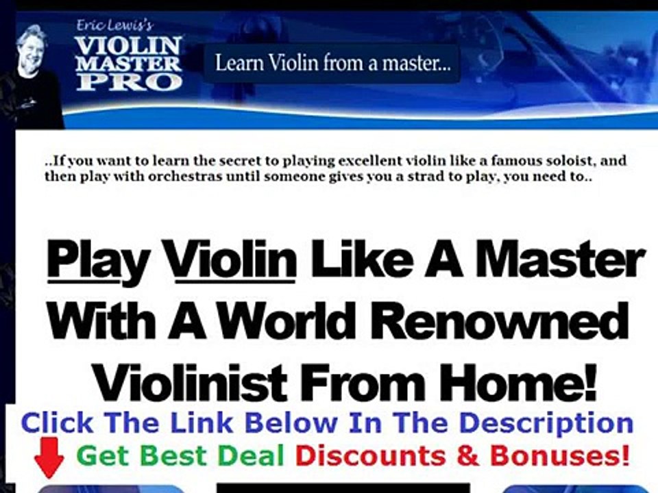 Violin Master Pro Video Lessons +++ 50% OFF +++ Discount Link