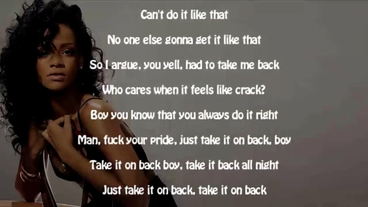 Rihanna - Kiss It Better [paroles Lyrics] 2016