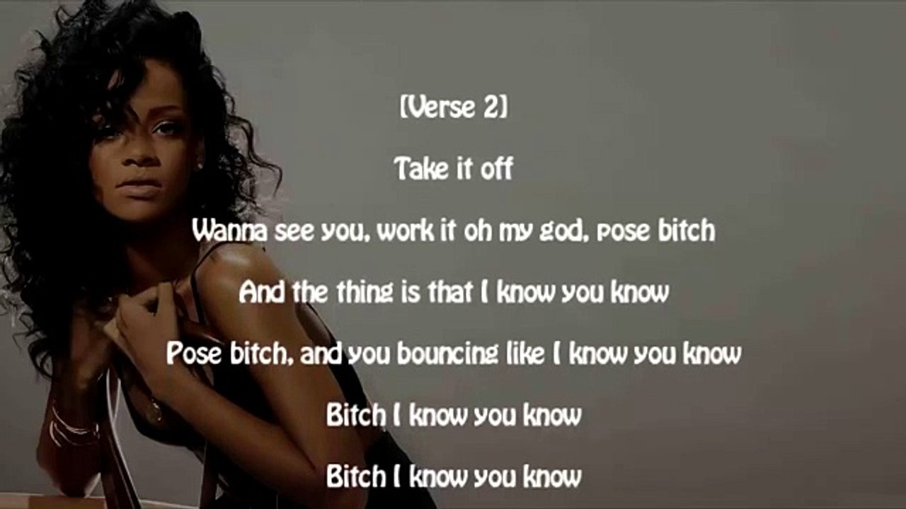Rihanna - Pose [paroles Lyrics] 2016