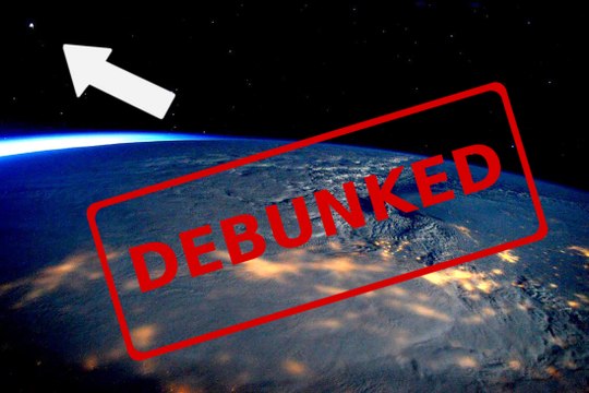 Weird UFO Above Earth In New ISS Space Pic Of East Coast Blizzard! DEBUNKED