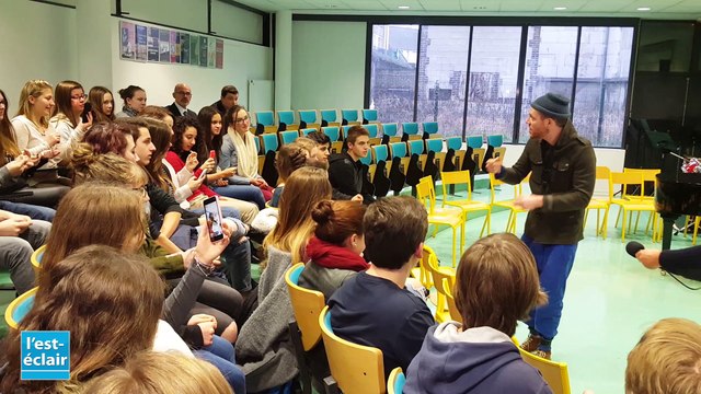 Musique à Troyes : atelier d'écriture entre Barcella et les lycéens de Marie de Champagne