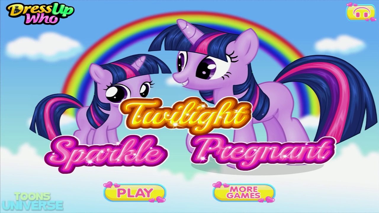 My Little Pony Princess Twilight Sparkle Pregnant Baby Birth Video Game