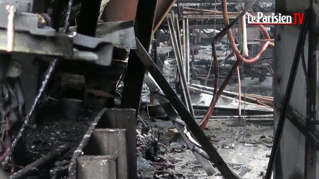 L'impressionnant incendie de Cergy a fait beaucoup de dégâts