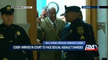 Cosby arrives in court to face sexual assault charges