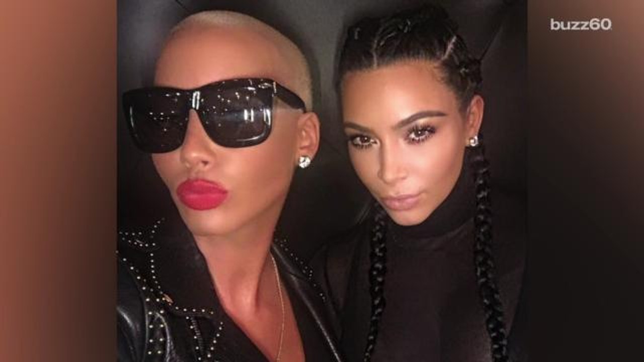 Kim Kardashian & Amber Rose unite for Internet-breaking selfie